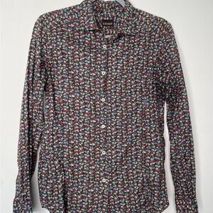 Coast Women's Multicolor floral Button Down Shirt made in Italy